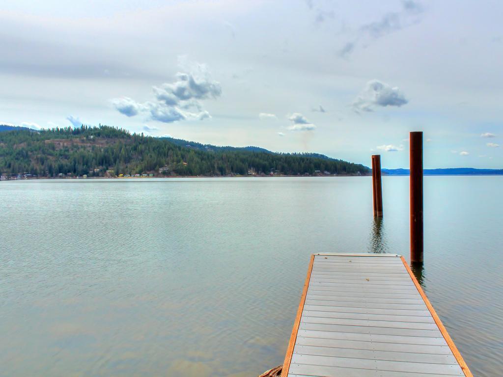 Beautiful Lake Coeur D'Alene Cabin On The Bay Mica Phòng bức ảnh